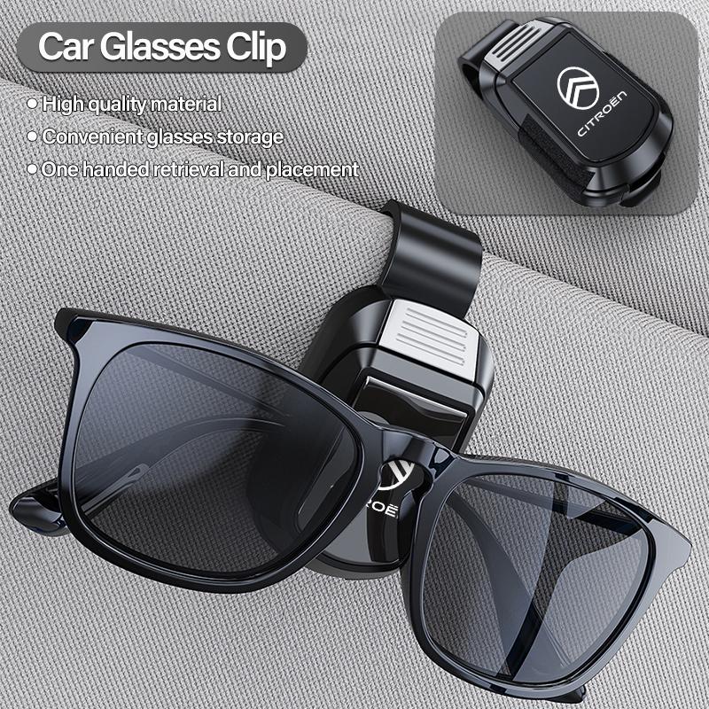 Citroen Car Sun Visor Glasses Clip Sunglasses Storage Bracket For Citroen C3 C6 C4 2CV DS5 RD3 Xsara Grand Picasso Jumper Cactus