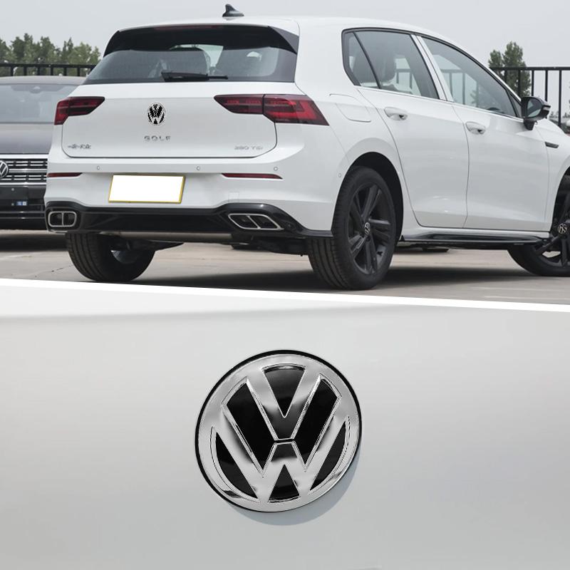 YKPSC1 1Pcs VW 3D Car Cover Front Grille Badge Rear Trunk Emblem Decals Accessories For Volkswagen Golf 7 7.5 MK7 MK7.5 GTI R Rline GTD