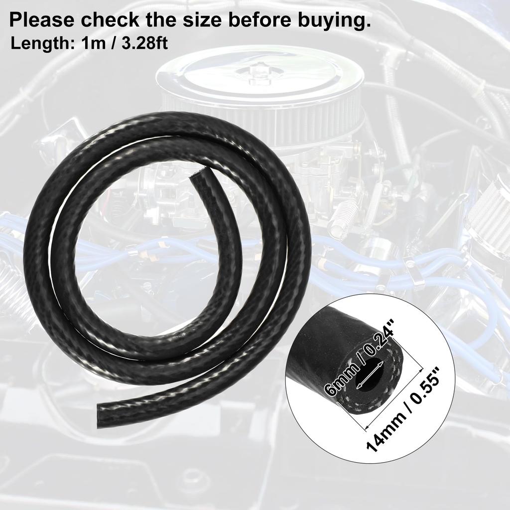 X AUTOHAUX Силиконовый вакуумный шланг, Термостойкий шланг, Вакуумный шланг, Силиконовый вакуумный