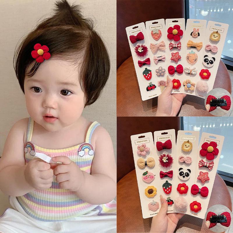 Adorable No-Damage Hair Clips for Baby Girls