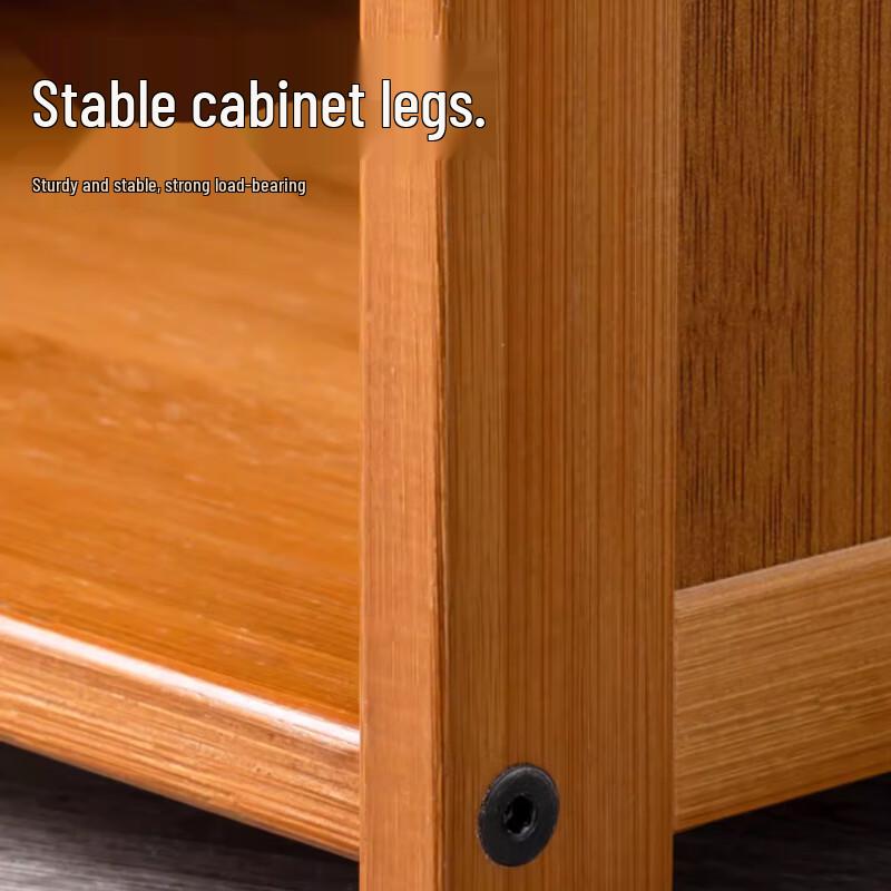 Современная 3-ярусная узкая стойка для хранения с пыленепроницаемой дверцей