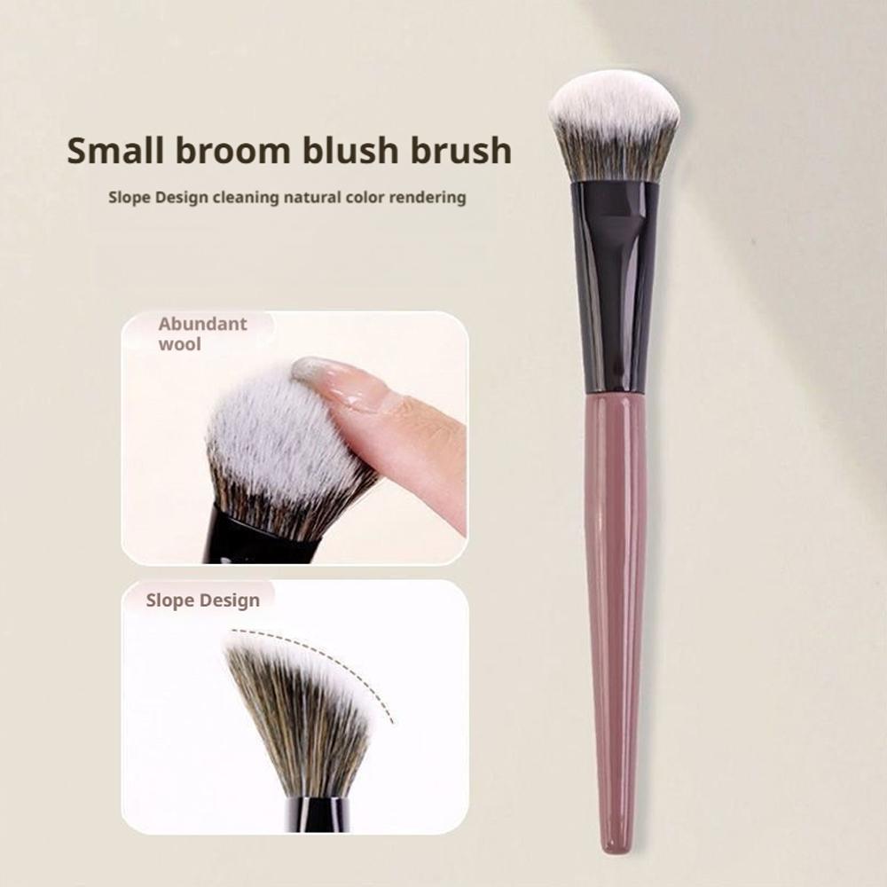 Slope Angle Blush Brush Makeup Artist Professional Powder Stippling Face Beauty Small & Brush T X0A6