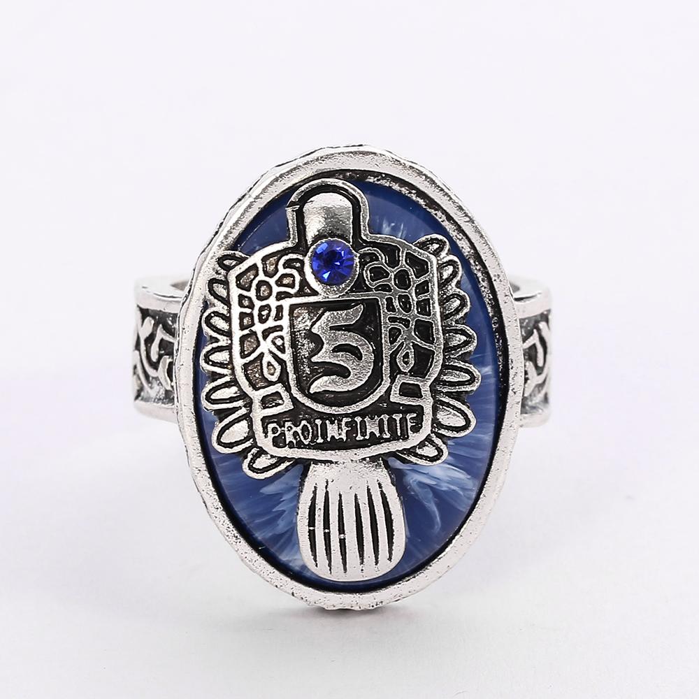 Дневники вампира Кольцо А-Я 26 Букв Для Женщин и Мужчин Алфавитные Инициалы Готическая Бижутерия Сальваторе Дэймон Возрожденный Кольцо Дневного Света