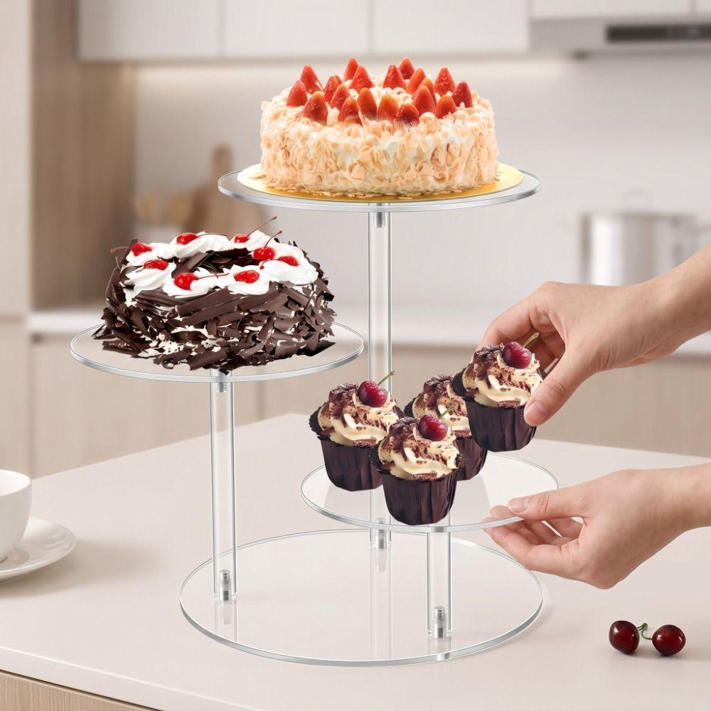 Multiple Layers Cupcake Display Rack Detachable Dessert Display Tray Graduation Party
