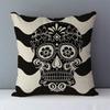 Post-modern Style Couch Cushion Cover Skull Printed Home Decorative Pillows Square Size Seat Back Cushions Pillowcase