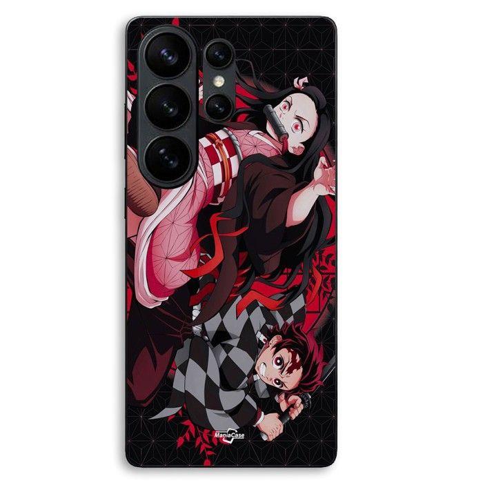 Coque Pour Samsung Galaxy S26 Ultra demon slayer tanjiro nezuko attaque combat Maniacase
