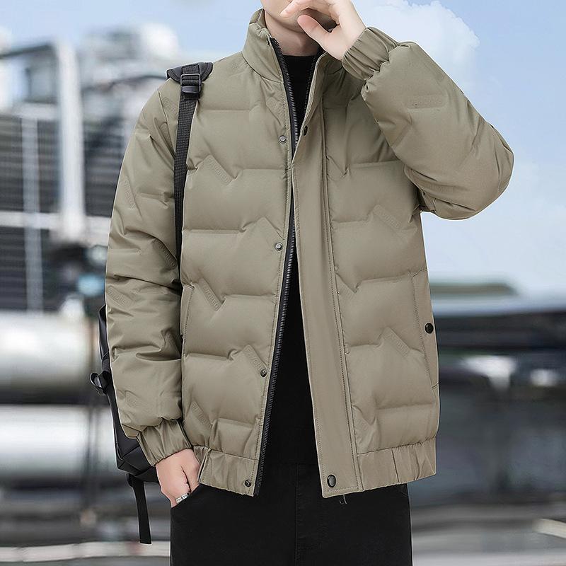 Графеновая теплая новая легкая теплая пуховая куртка мужская зимняя трендовая брендовая куртка с воротником-стойкой зимняя одежда утолщенная куртка из белого утиного пуха