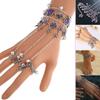 Bohemian Bell Bracelet Flower Hand Chain Fashion Vintage Bracelet Festival