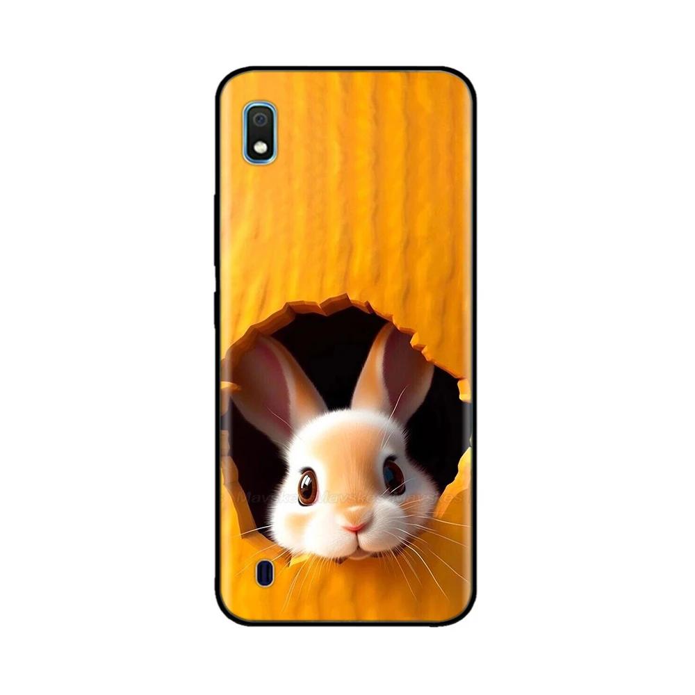 Чехол для Samsung Galaxy A10 Милый Мягкий Гладкий Жидкий Силикон Полная Защита Чехлы для Телефона Для Samsung A10 Чехол A 10 SM-A105F