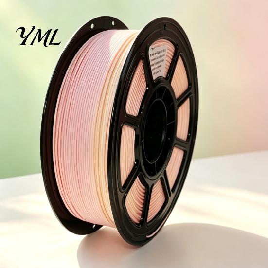 Филамент для 3D-печати PLA, 1 кг, 1,75 мм, матовый, радужный градиент, не отражающий материал, для DIY-проектов, моделей и поделок