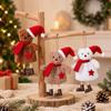 Christmas Tree Pendant Wing Angel Doll Xmas Tree Decorations New Year Hanging Charm Festive Atmosphere Wall Decor Navidad Gift 7