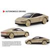 1/32 Tesla Cybercab Роботакси Беспилотное Такси Сплав Металл Литая Модель Автомобиля Домашние Модные Игрушки Украшения Коллекции Для Демонстрации Декорации