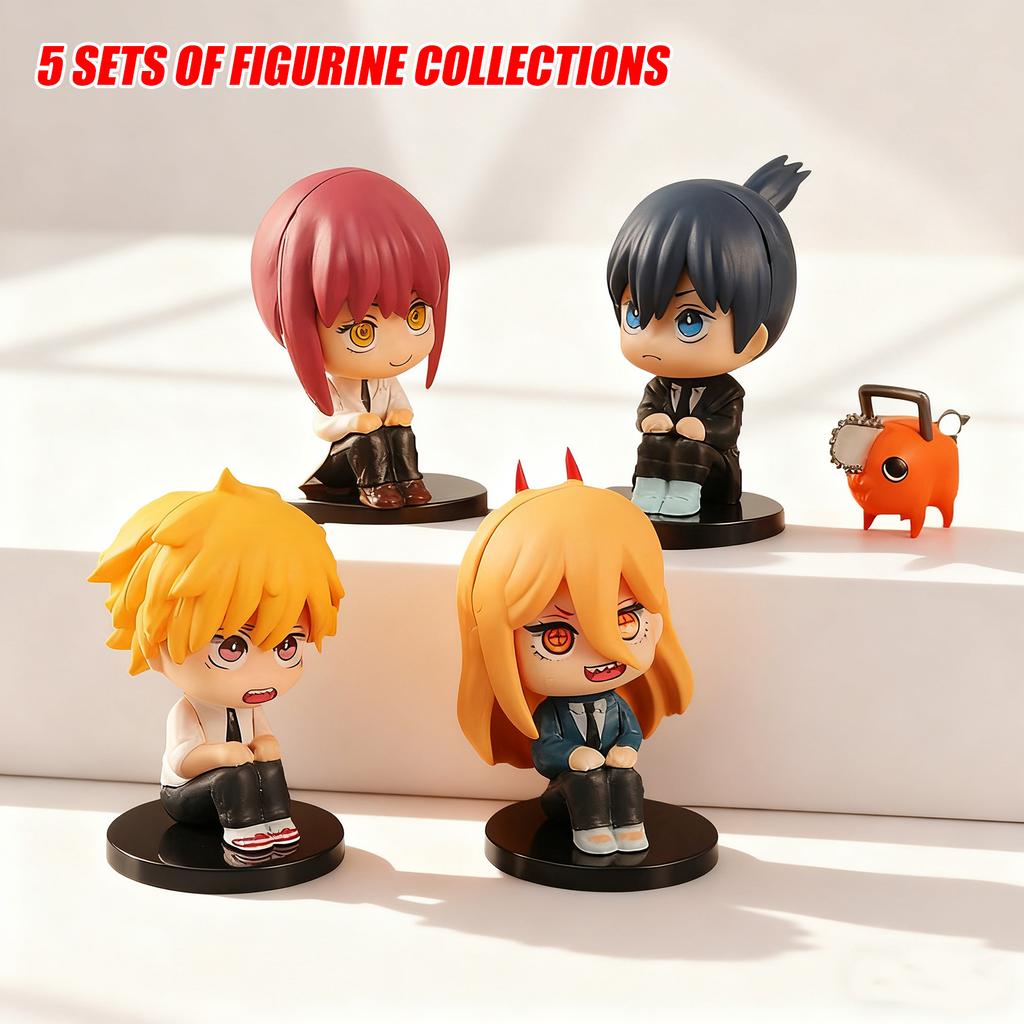 Hot Anime Merchandise 5Types Of Anime-themed Figurines Anime Cartoons Action Figure Toys And Decorative Items