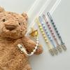 Korean Style Silicone Pacifier Clip & Baby Teether | Infant Bottle Lanyard | Skin-Friendly & Anti-Drop