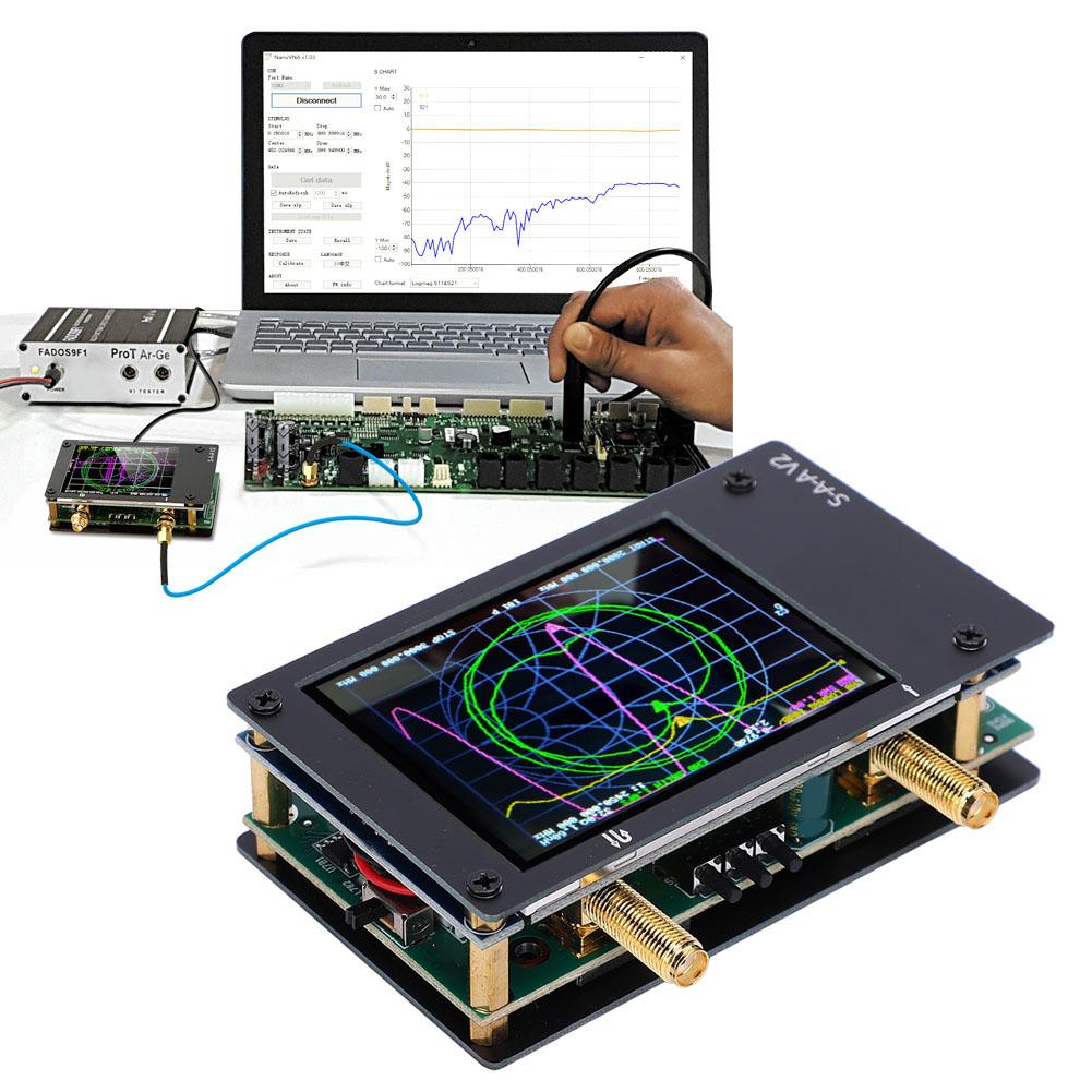 3G Vector Network Analyzer SAA2 VNA V2 Antenna Analyzer Shortwave HF VHF UHF