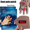 8pcs/bag Gout Pain Patch Treatment Foot Gout Patch Thumb Corrector Sticker Finger Hallux Toe Bunion Pain Relief Plaster Patch