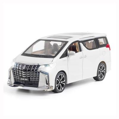 1:24 масштаба Toyota Alphard MPV, модель автомобиля, литой автомобиль из сплава, модель игрушечного автомобиля, откатная детская игрушка, коллекционные предметы, масштабная модель автомобиля