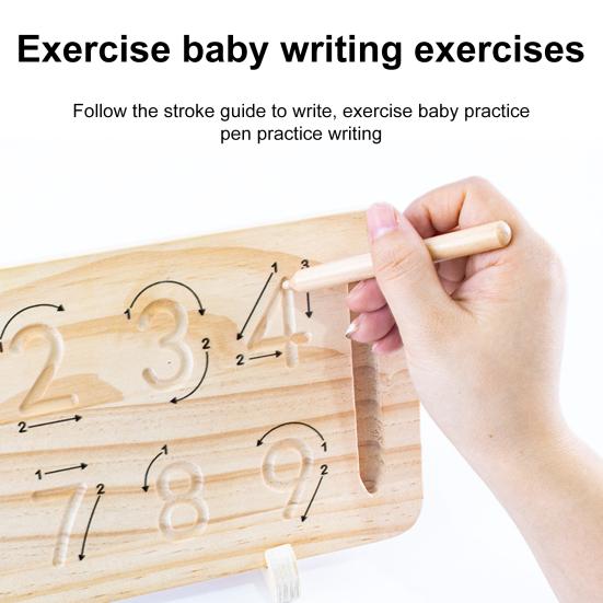 Детская арифметическая игрушка для счета с гибкой рукой, деревянный блок с цифрами, детская дошкольная обучающая игрушка для малышей, мальчиков и девочек, обучающие математические манипуляции