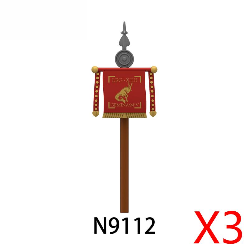 Средневековый Рим Щит Военные Строительные Блоки Фигурка Римского Солдата Воина Рыцаря Лучник Фартук Плащ Аксессуары Кирпичная Игрушка Подарок