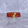 Natural Carnelian and Suleimani Hakik Beaded Bracelet Stretchable Bracelets Islamic jewelry patience & gratitude stylish Arabic jewelry
