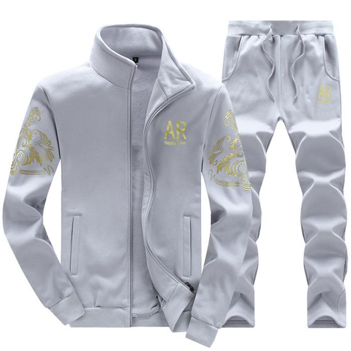 2025 Мужской тонкий корейский спортивный костюм-кардиган - мода весна/осень