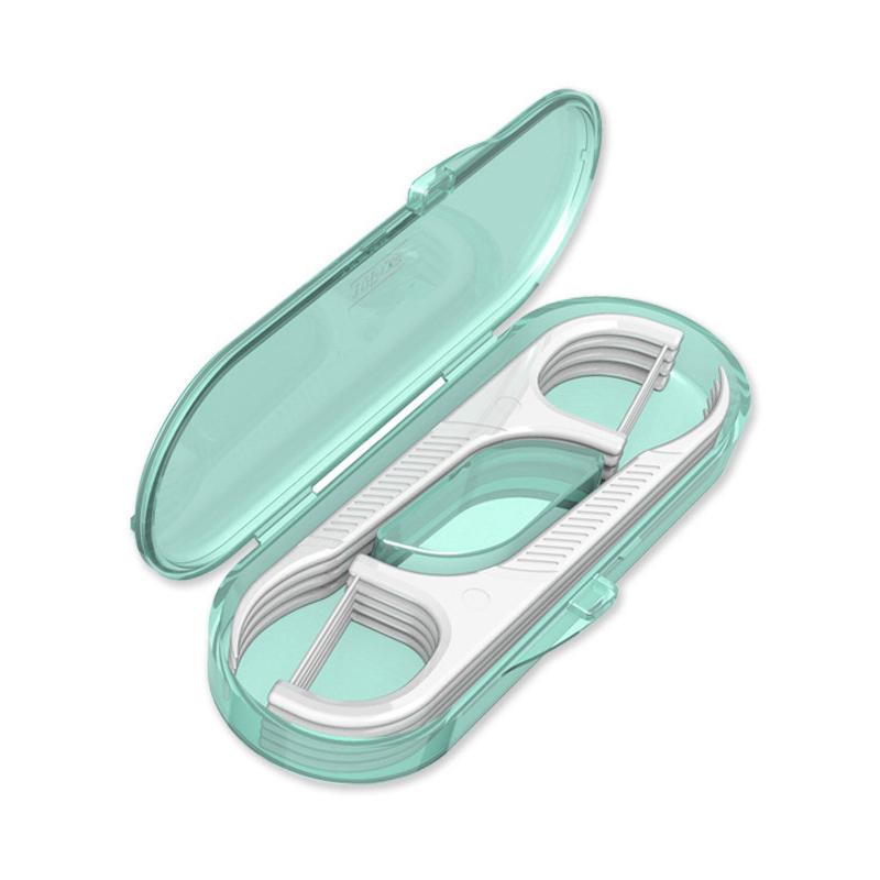 10 шт. в упаковке зубная нить портативная дорожная упаковка одноразовая сверхтонкая зубочистка коробка для хранения зубной нити уход за полостью рта