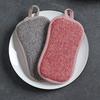 Популярная губка для мытья посуды, кастрюль, мисок, кухонный удобный инструмент, не наносит вреда тряпке для мытья посуды, утолщенная антипригарная масляная безмасляная чистящая салфетка из микрофибры