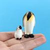 Смола Ручная работа Модель пингвина Тюлень Украшение для сказочного сада Микроландшафт Зимняя фигурка Миниатюра