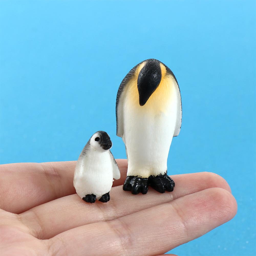Смола Ручная работа Модель пингвина Тюлень Украшение для сказочного сада Микроландшафт Зимняя фигурка Миниатюра