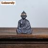 Исинская Цзыша Черная Глина Скульптура Будды Укуна Чайный Питомец Креативная Модель на Удачу Чайная Фигурка Игрушки для Игры Чайная Статуэтка Украшения Подарок