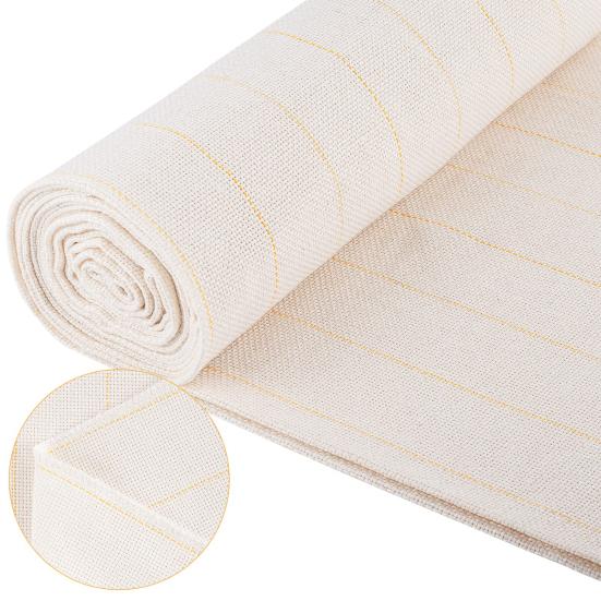 Primary Carpet Tufting Cloth with Marked Lines Large Overlocking Non-slip Monk Cloth Punch Needle Fabric DIY Rug Making Backing Cloth