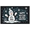 Winter Background Snowman Happy New Year Banner Xmas Display Snowflake Decor Holiday Background For Indoor Decoration Photo