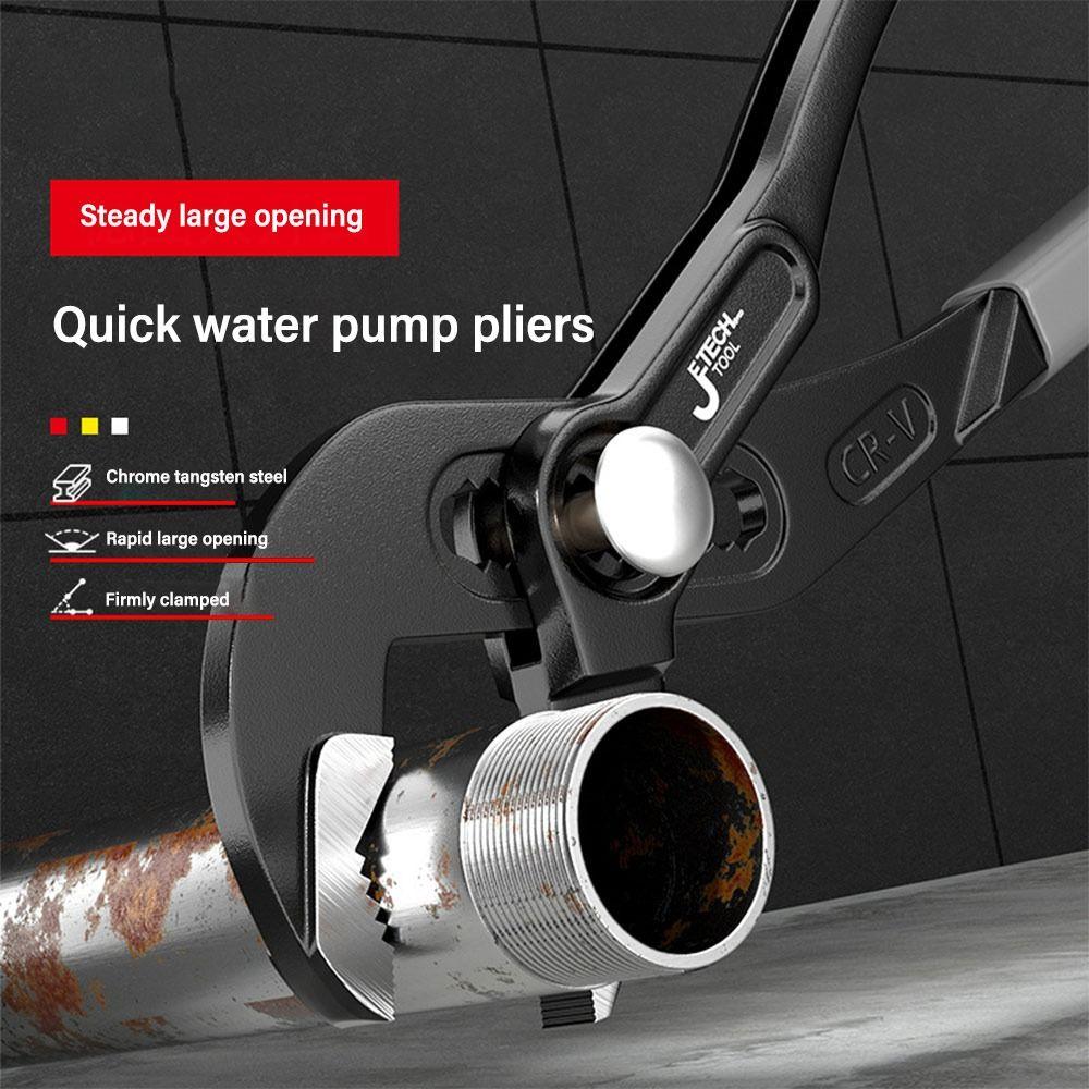 Регулируемые плоскогубцы для водяных насосов, прочные плоскогубцы для водопроводных труб, универсальный гаечный ключ для сантехника