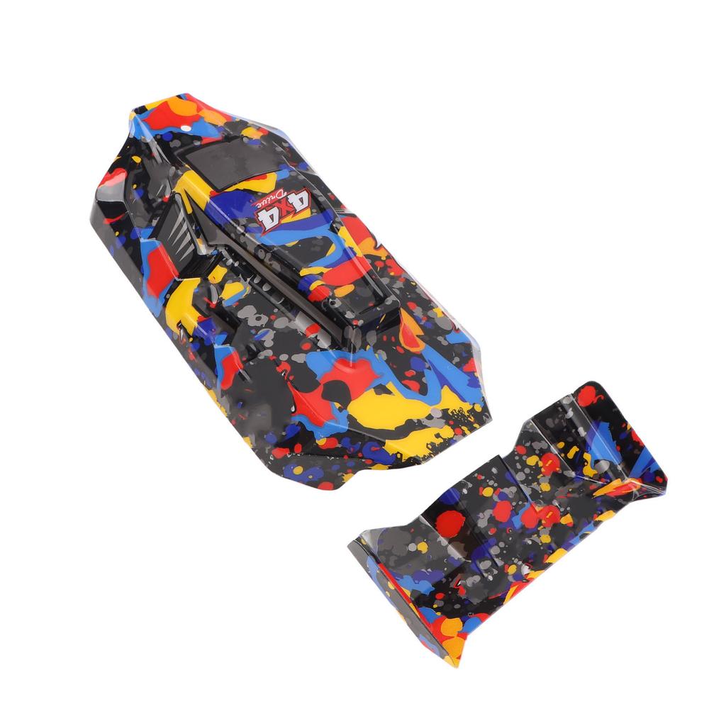 Replacement RC Car Shell Cover RC Spare Parts Body Shell Tail Wing Compatible for WLtoys 124007 RC C