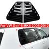 Для VW Golf 6 MK6 2008-2012 Автомобильные задние жалюзи Боковая крышка-накладка на окно Вентиляционная накладка АБС-пластик Черный под карбон Аксессуары