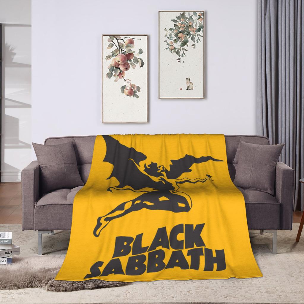 Оззи Осборн Металл Рок Black Sabbaths Плед Теплый Удобный Плюшевое Постельное Белье Пледы Мальчик Девочка Спальня Фланелевое Покрывало