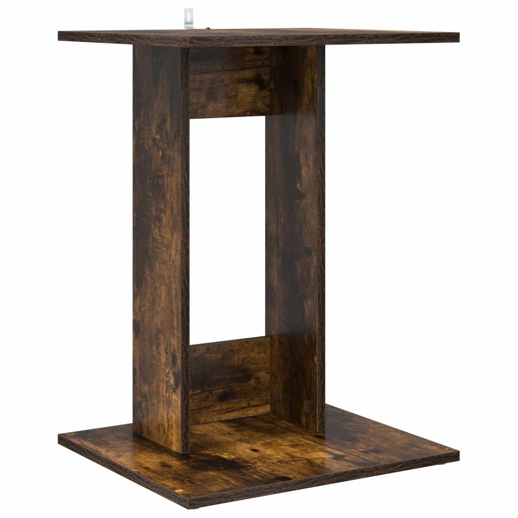 Side Table Smoked Oak 45 x 40 x 62.5 cm Engineered Wood