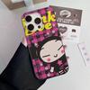 Animation Pucca Cate Phone Case For IPhone 17 16 15 14 13 12 11 Pro Max Plus Corrugated Bumper Back Cover Shell