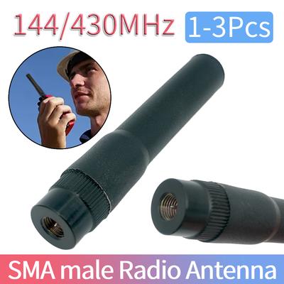 1-3 шт. ST20 Короткое замыкание Двусторонняя ручная радиоантенна для UV-13 UV-3R BNC Ручная антенна SMA Male UHF/VHF Радиоаксессуары