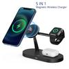 4 In 1 Wireless Charger Stand Magnetic 15W Fast Wireless Charger Station for iPhone 15 14 13 12 Airpods 3 Iwatch