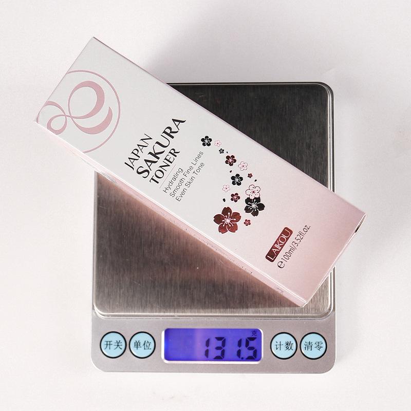 Тоник LAIKOU Sakura, используется для выравнивания тона кожи, отбеливания и уменьшения пятен, 100 мл