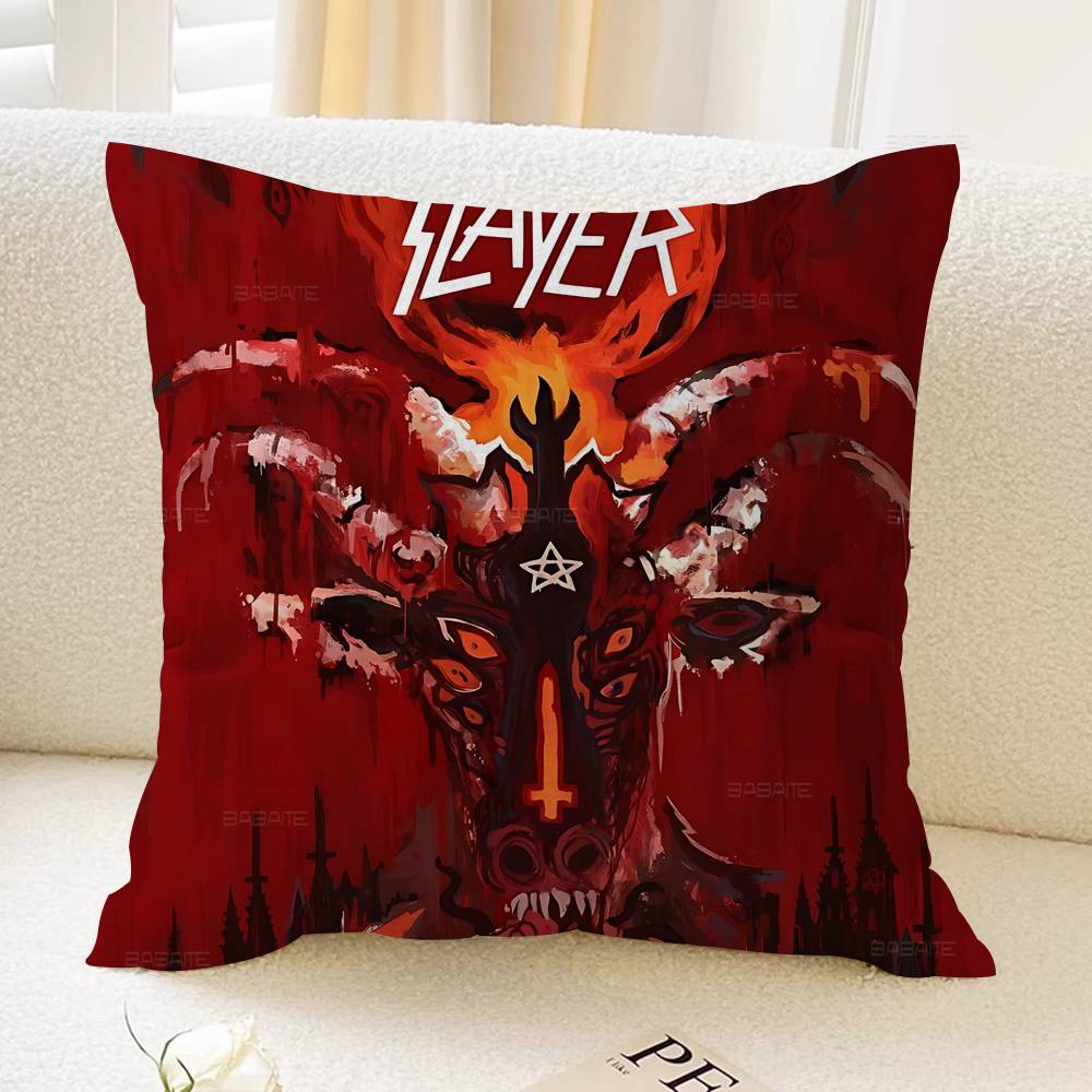 S-Slayer H-Heavy M-Metal Группа 45*45см Наволочка Чехол для подушки Декор Наволочка Домашняя Наволочка Для Подушки на Диван