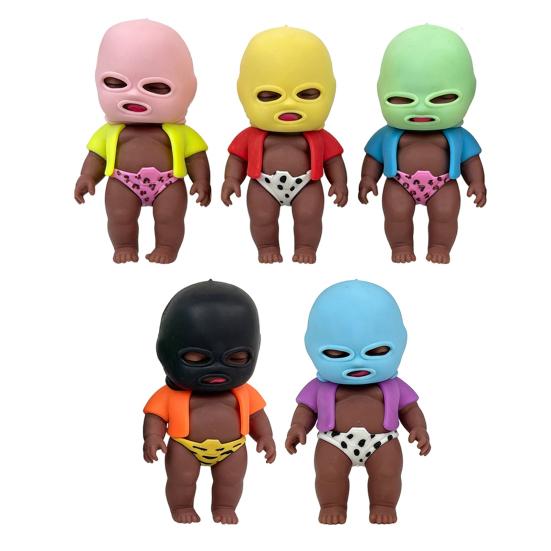 Игрушка для снятия стресса у младенцев с защитой лица, пальто, нижнее белье, медленно поднимающаяся, снимающая тревогу, детская игрушка-пищалка, мягкий шар для релаксации и снятия стресса, фиджет-игрушка