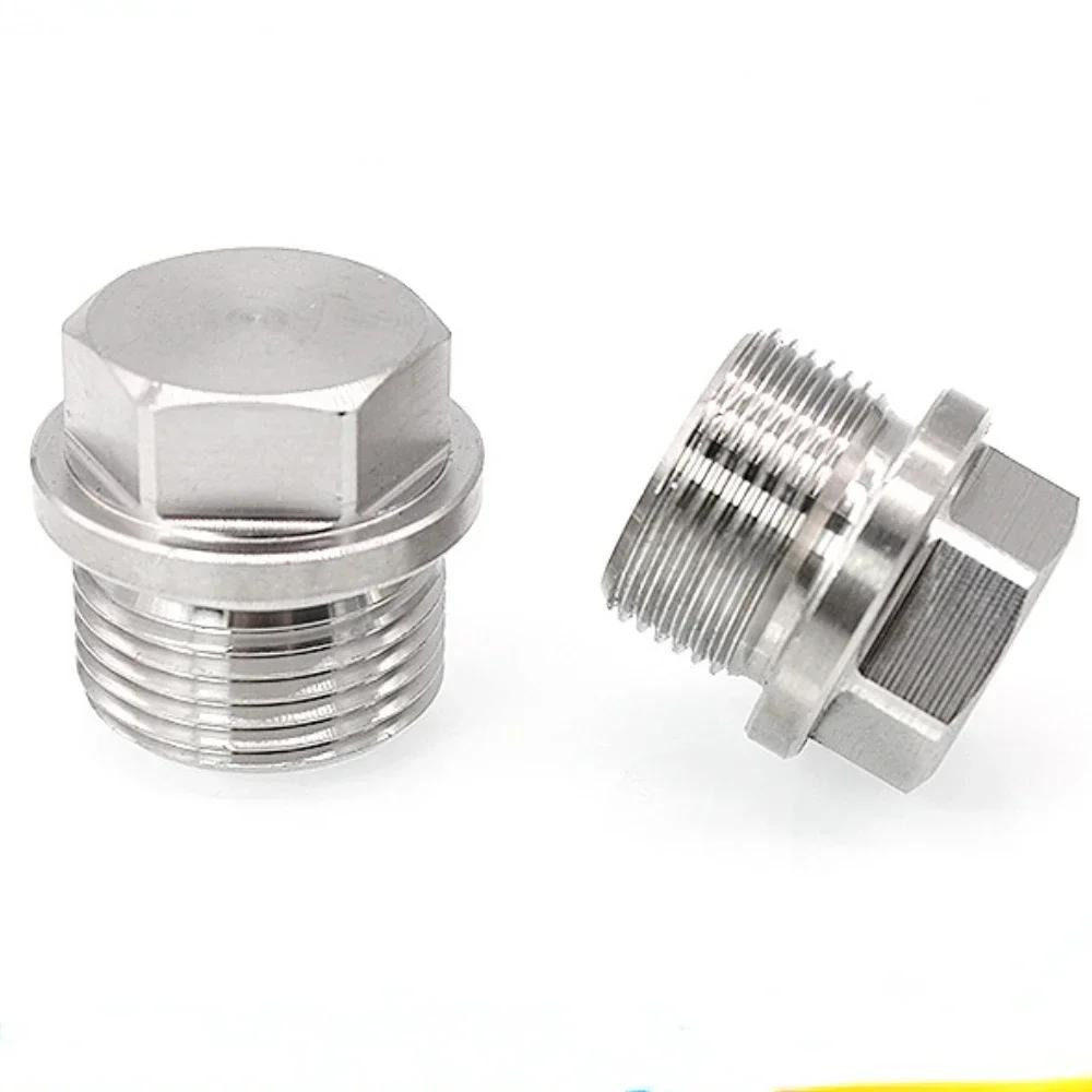 Высокое давление 1/8" - 1.5" BSP NPT Наружный шестигранный квадратный заглушка-колпачок с потайной головкой, фитинг для трубопровода из нержавеющей стали 304
