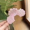 Acetic Acid Acetate Shell Hair Claw Elegant Pearl Rhinestone Crab Clip  Hair Styling Accessory