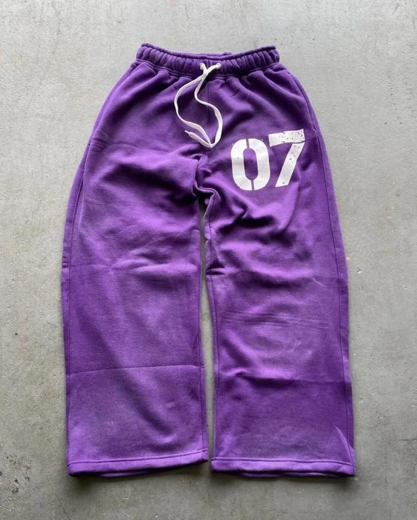 07 Trend Street Loose Sweater Set Men's and Women's Trend Hip Hop Sports Zipper Hooded Sweater Pants Set