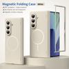 Magnetic Snap-On Case With Built-in Screen Film Galaxy Z Fold 8 Ultra 7 6 Full Coverage Protective Cover PC