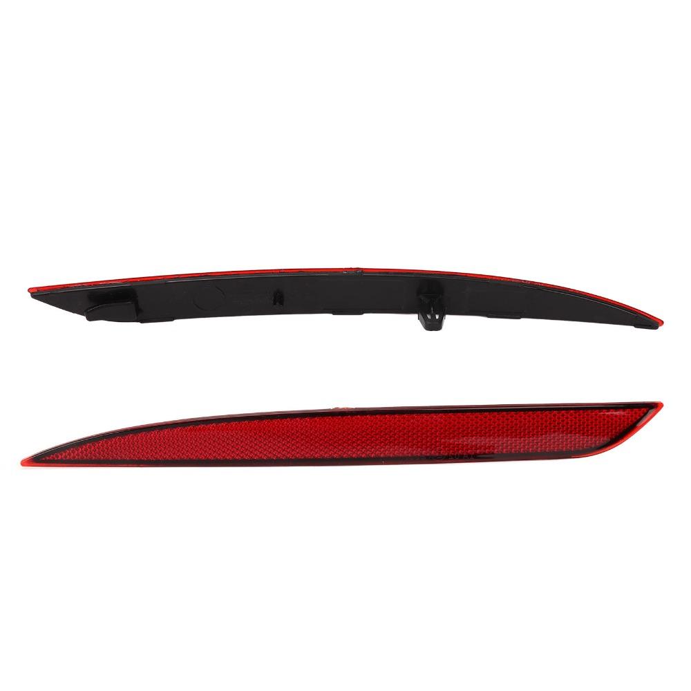 ABS Rear Bumper Reflector Red Bumper Light Left Right Reflector Lamp For Tesla Model Y 2020-2023