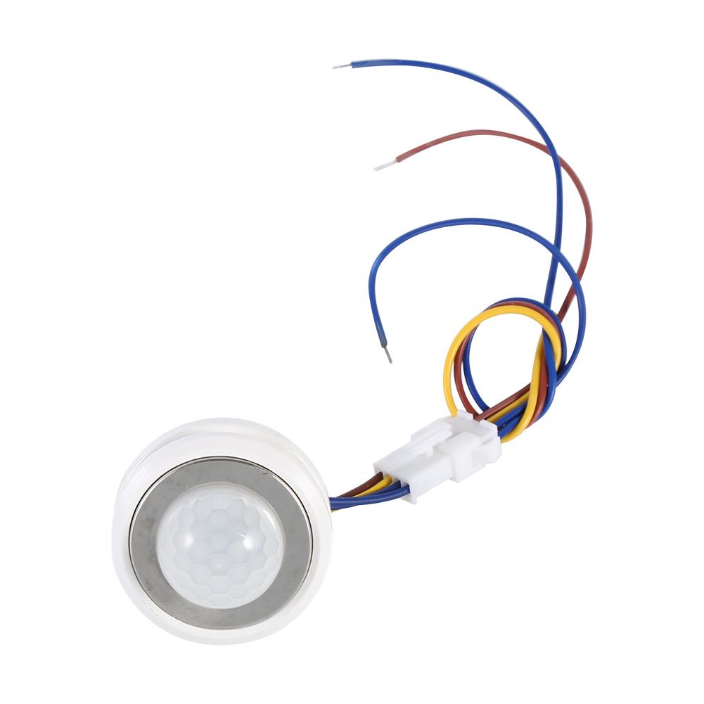 1PC Automatic Infrared Ray Motion Sensor LED Lamp Home Wall Ceiling Mounted Detector Switch