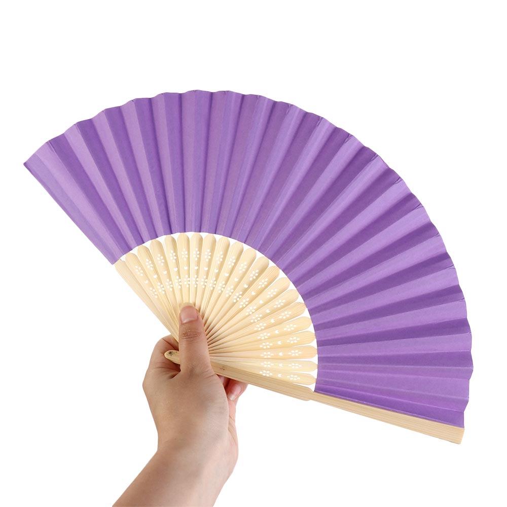 Свадебный складной однотонный в китайском стиле реквизит для фото инструмент танцевальный веер ручной веер складной бумажный веер